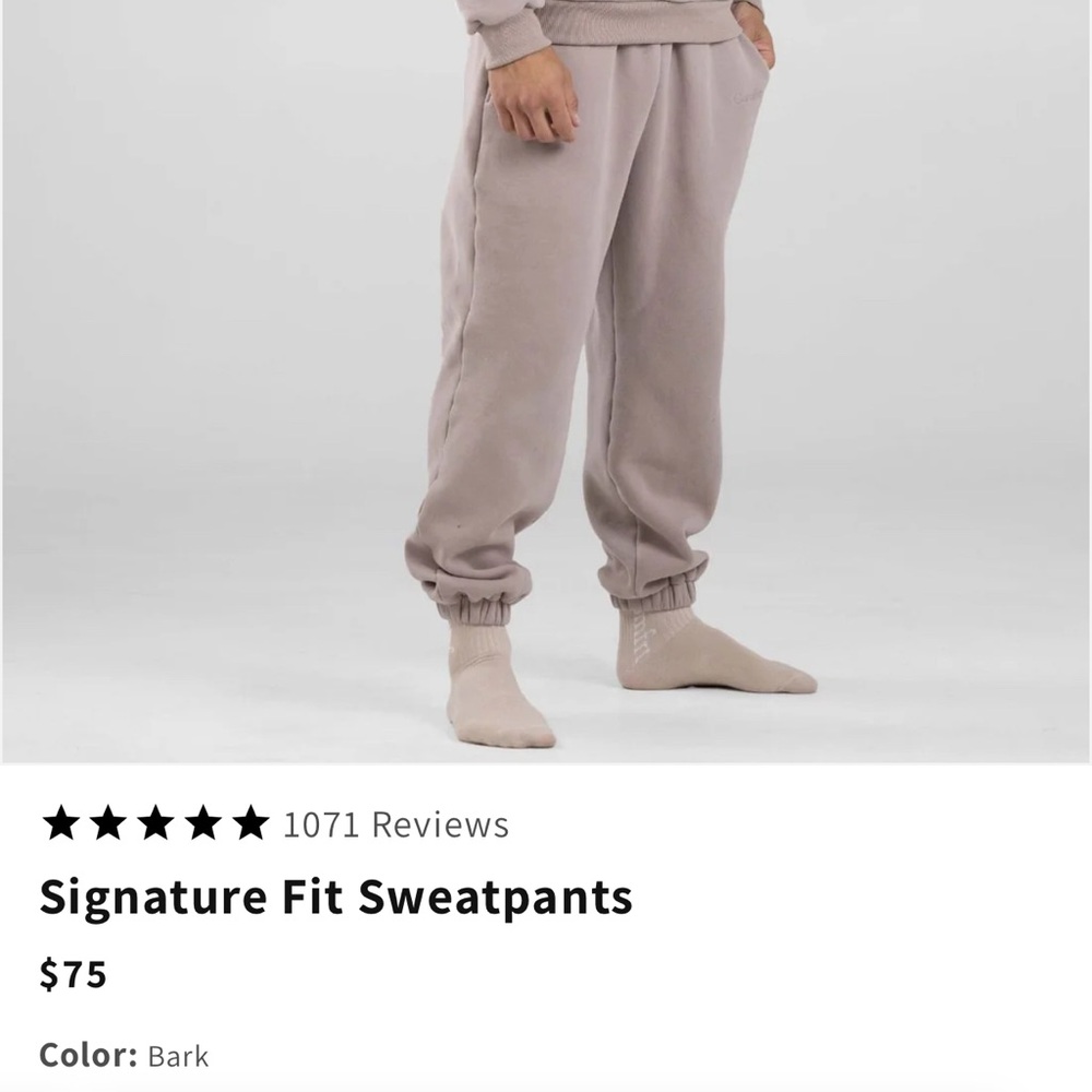 COMFRT Signature Fit Sweatpants Bark M